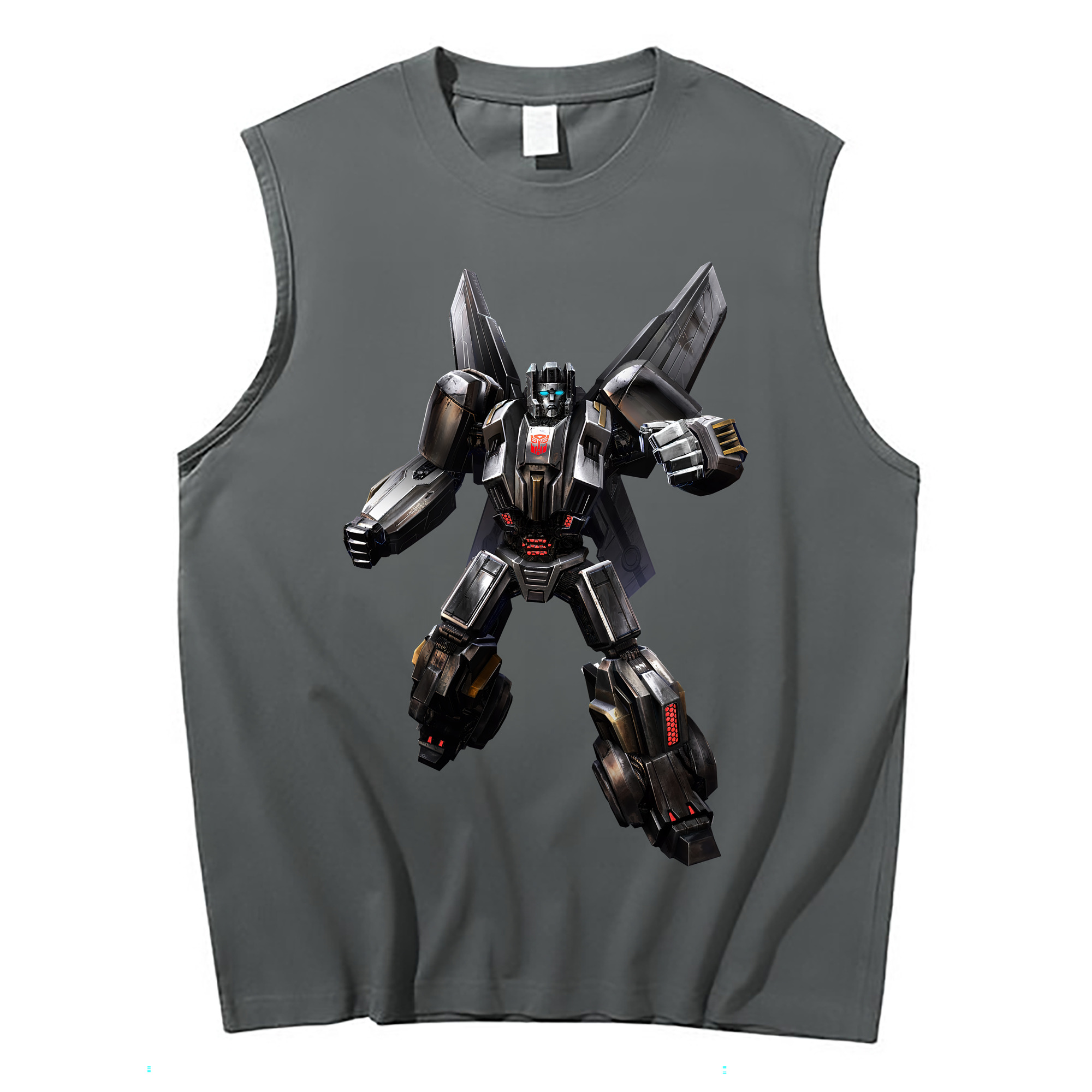 （画像用） Transformers トランスフォーマー コットン100％タンクトップ（フロントプリント）